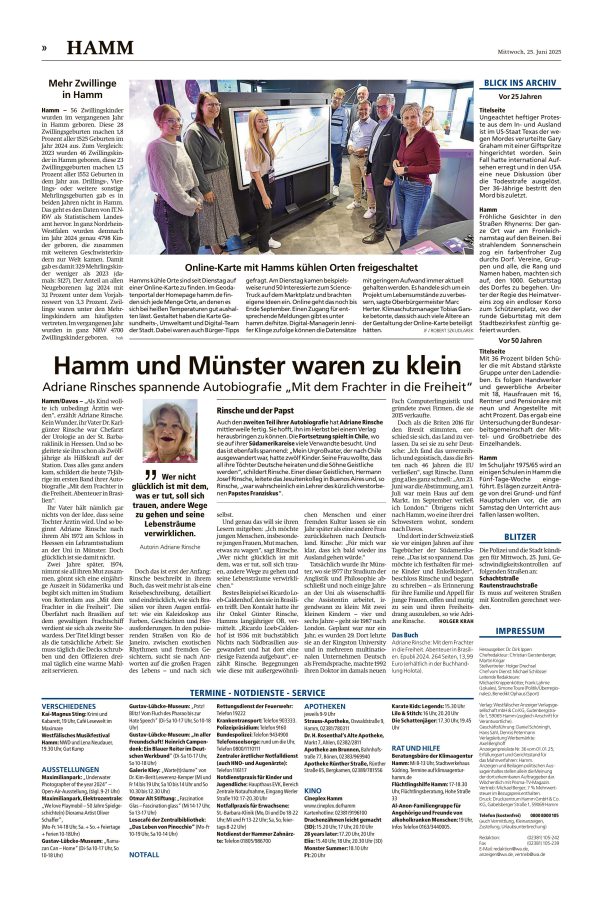 Westfälischer Anzeiger Artikel